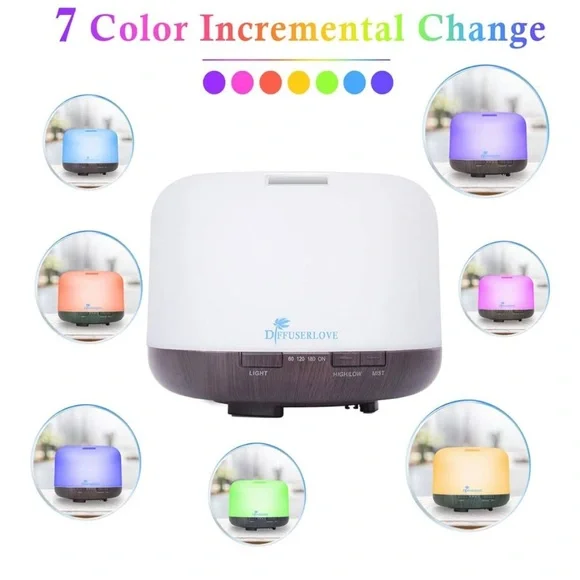 White Essential Oil Diffuser - Picture 3 of 4